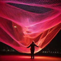 a character by Janet Echelman