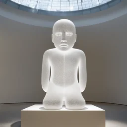 a character by Jaume Plensa