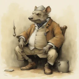 a character by Jean-Baptiste Monge