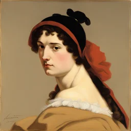a character by Jean Auguste Dominique Ingres