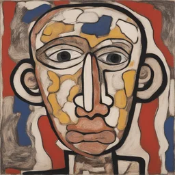 a character by Jean Dubuffet