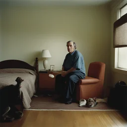 a character by Jeff Wall