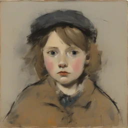 a character by Joan Eardley
