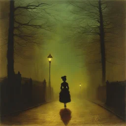 a character by John Atkinson Grimshaw