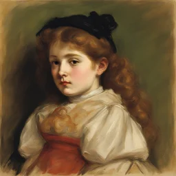 a character by John Everett Millais