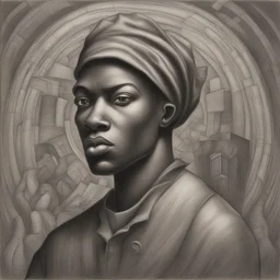 a character by John T. Biggers
