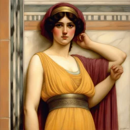 a character by John William Godward