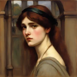 a character by John William Waterhouse