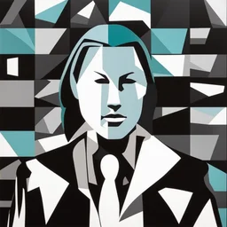 a character by Julian Opie