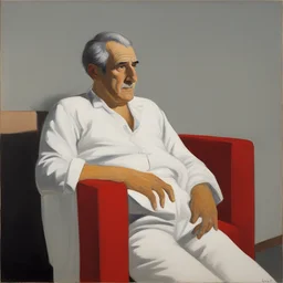 a character by Julio Larraz