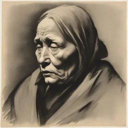a character by Käthe Kollwitz