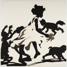 a character by Kara Walker
