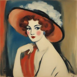 a character by Kees van Dongen