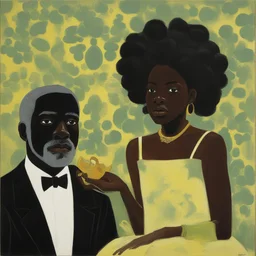 a character by Kerry James Marshall