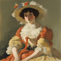 a character by Konstantin Somov