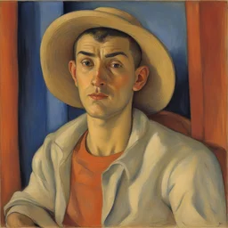 a character by Kuzma Petrov-Vodkin