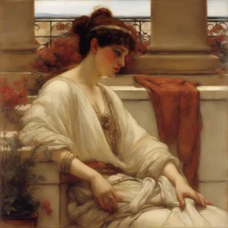 a character by Lawrence Alma-Tadema