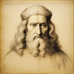 a character by Leonardo da Vinci