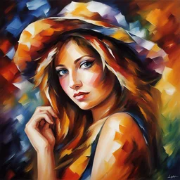 a character by Leonid Afremov