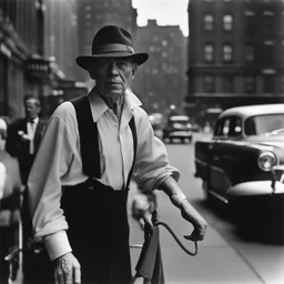 a character by Louis Faurer