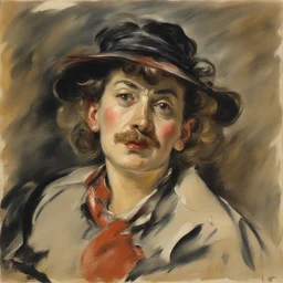 a character by Lovis Corinth