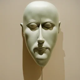 a character by Lucio Fontana