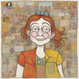 a character by Lynda Barry