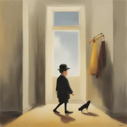 a character by Mackenzie Thorpe