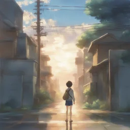 a character by Makoto Shinkai