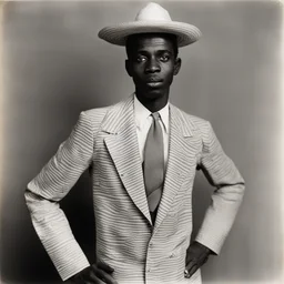 a character by Malick Sidibé