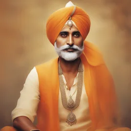 a character by Manjit Bawa