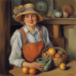 a character by Margaret Olley