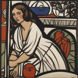 a character by Margaret Preston