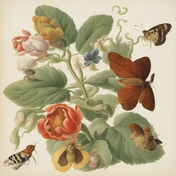 a character by Maria Sibylla Merian