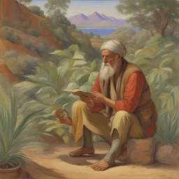 a character by Marianne North