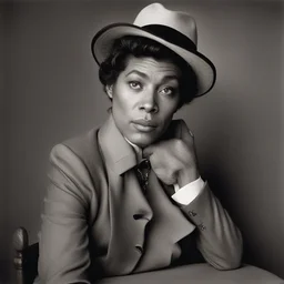 a character by Mark Seliger
