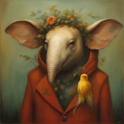 a character by Martin Wittfooth