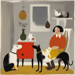 a character by Mary Fedden