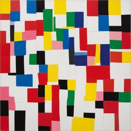 a character by Mary Heilmann