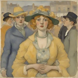 a character by Maurice Prendergast