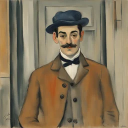 a character by Maurice Utrillo