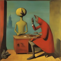 a character by Max Ernst