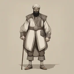 a character by Mehmed Siyah-Kalem