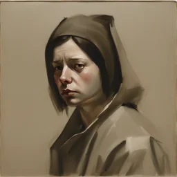 a character by Michael Borremans