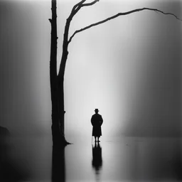a character by Michael Kenna