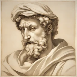a character by Michelangelo Buonarroti