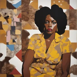 a character by Mickalene Thomas