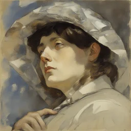 a character by Mikhail Vrubel