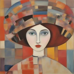 a character by Miriam Schapiro