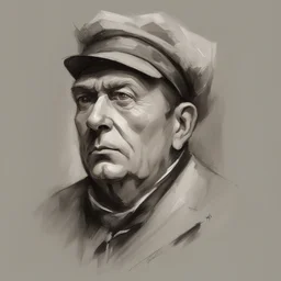 a character by Mstislav Dobuzhinsky